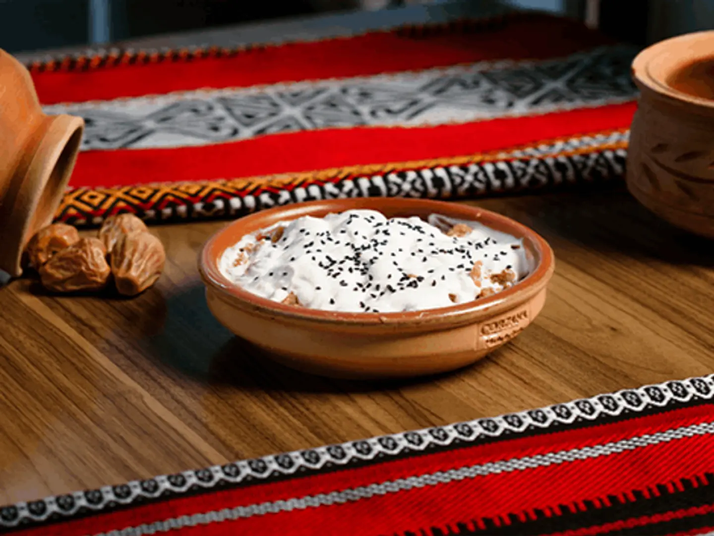 Dates And Cream Fatteh