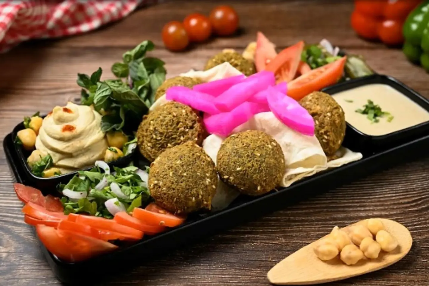 صحن فلافل