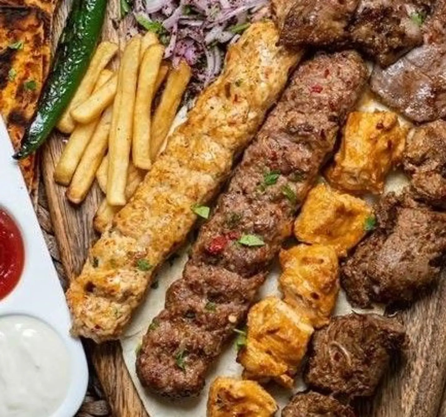 صحن مشاوي مشكلة بربر