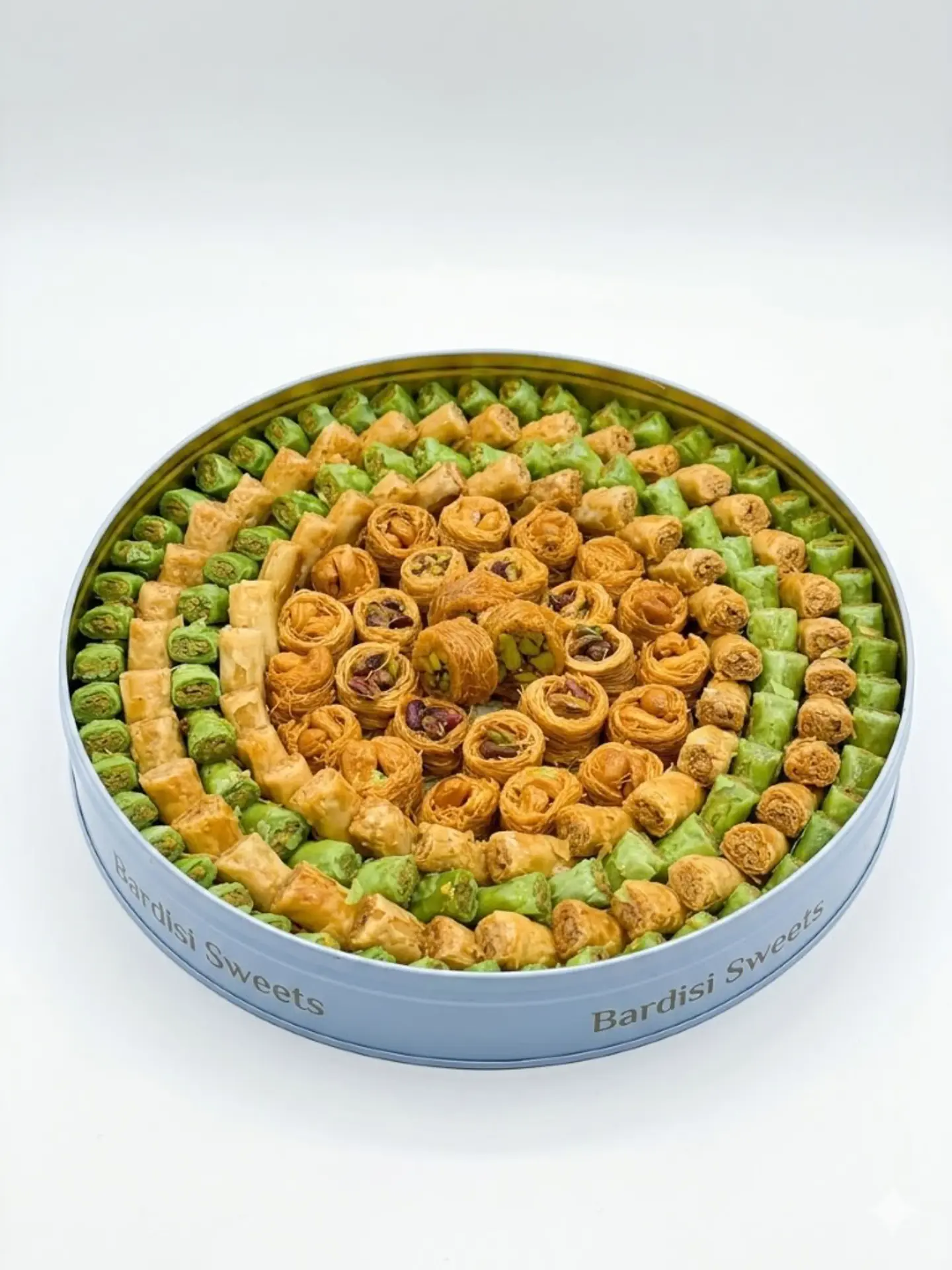 Round Baklava And Rolls