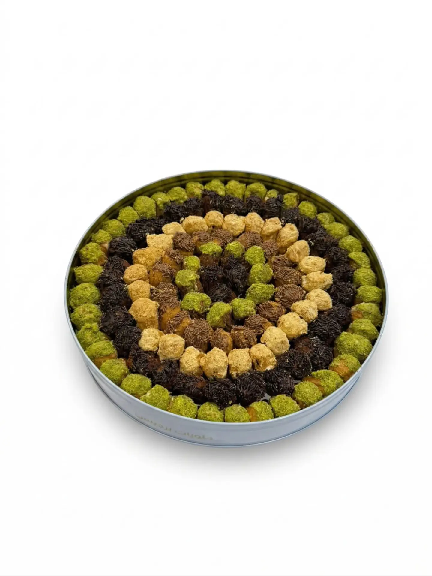 Sweet Crispy Assorted Petit Fours Round