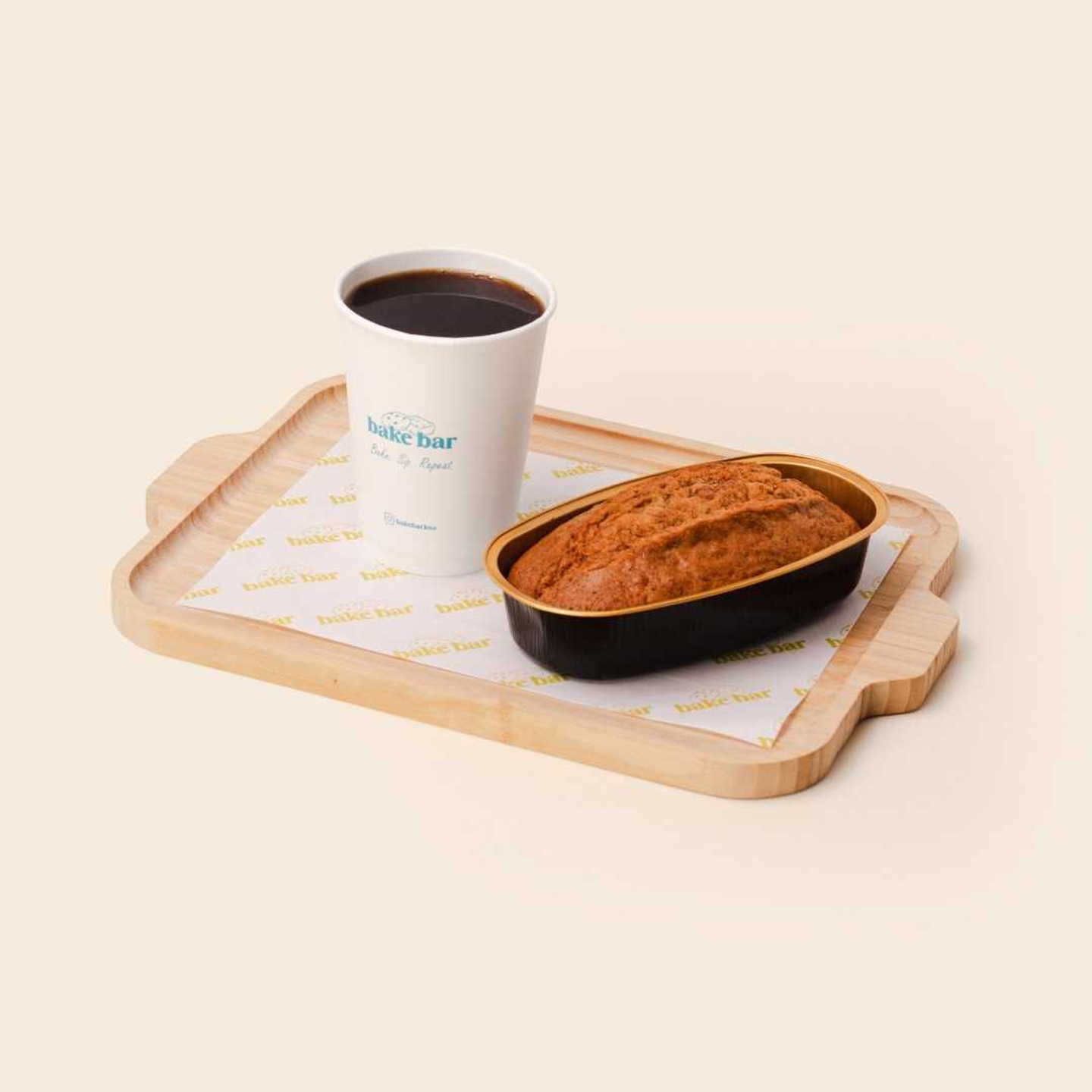 Coffee And Plain Banana Cake Combo