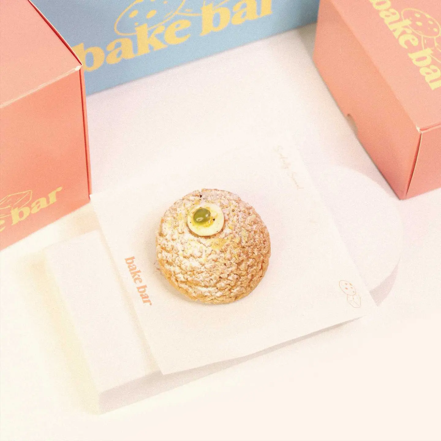 Pistachio Cream Puff