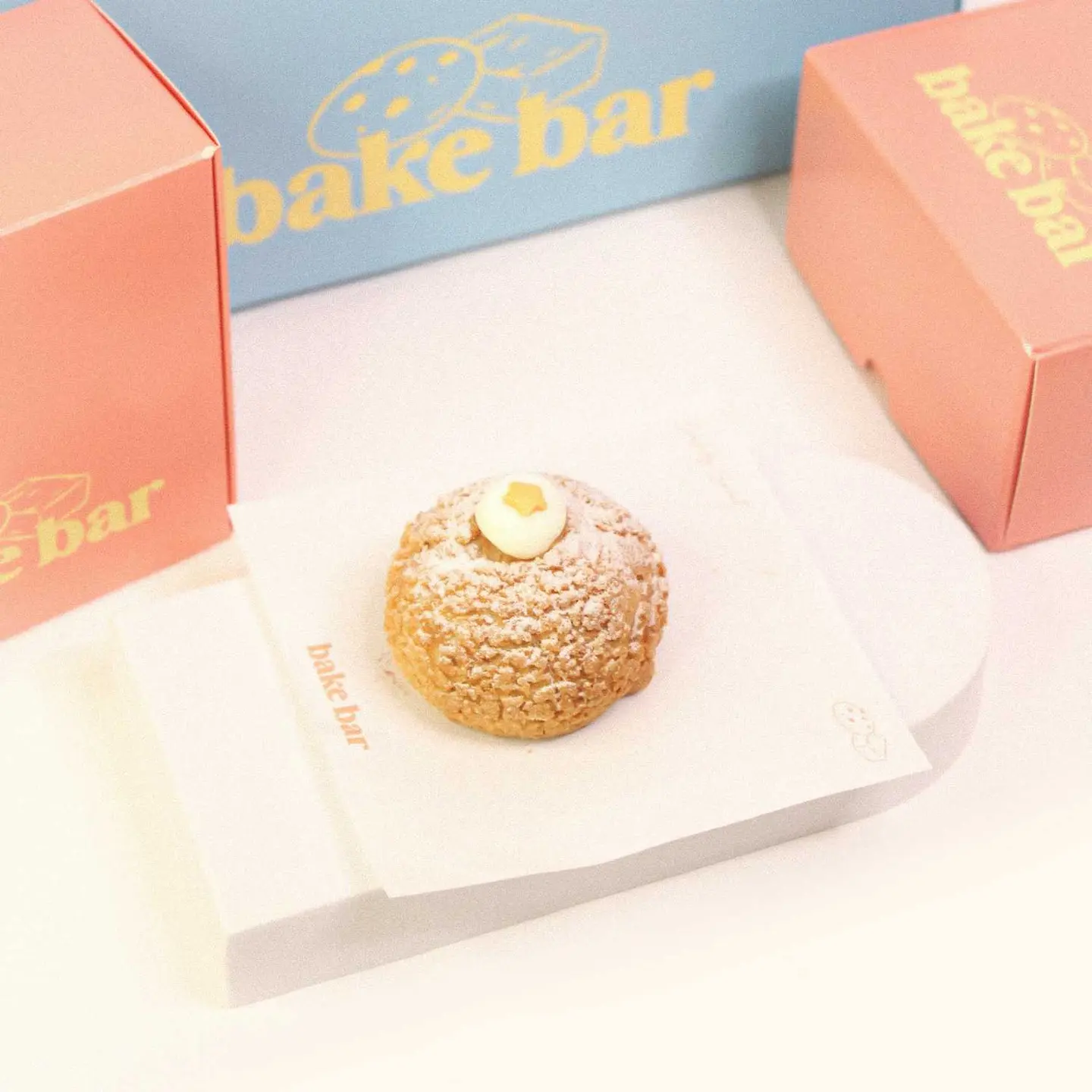Caramel Cream Puff