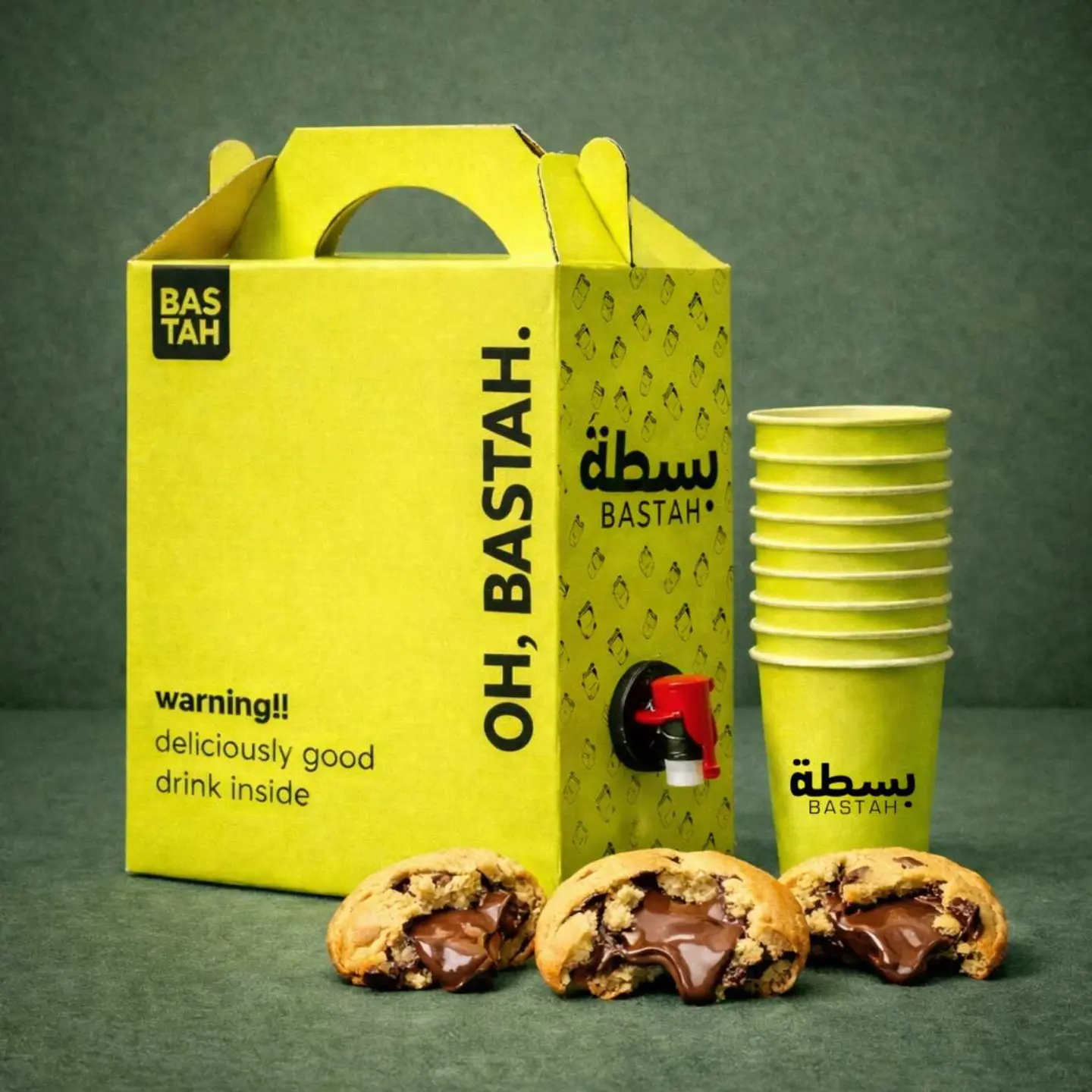 Pcs 3 Cookies + Coffee Box + Ice Bag