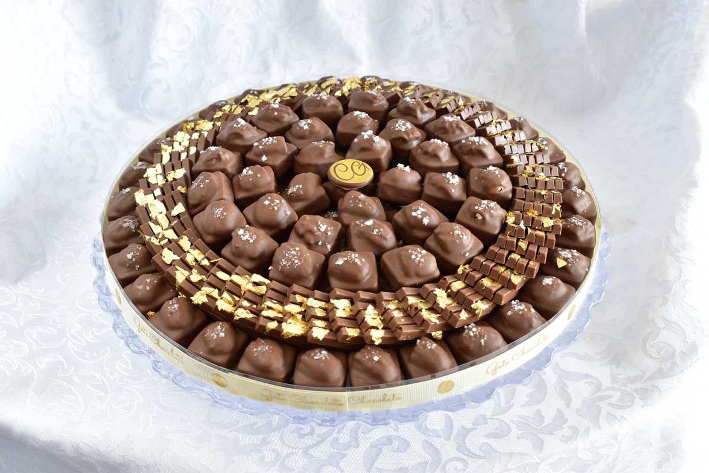 2 Kg Chocolate Round Tray