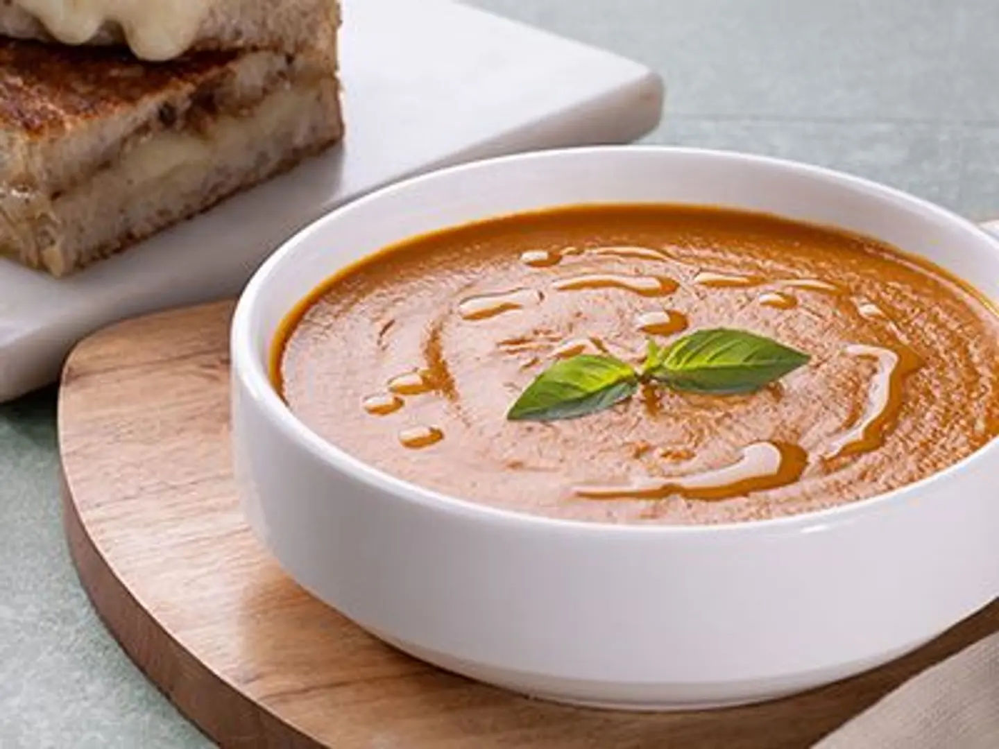 Tomato Soup & Cheese Toastie