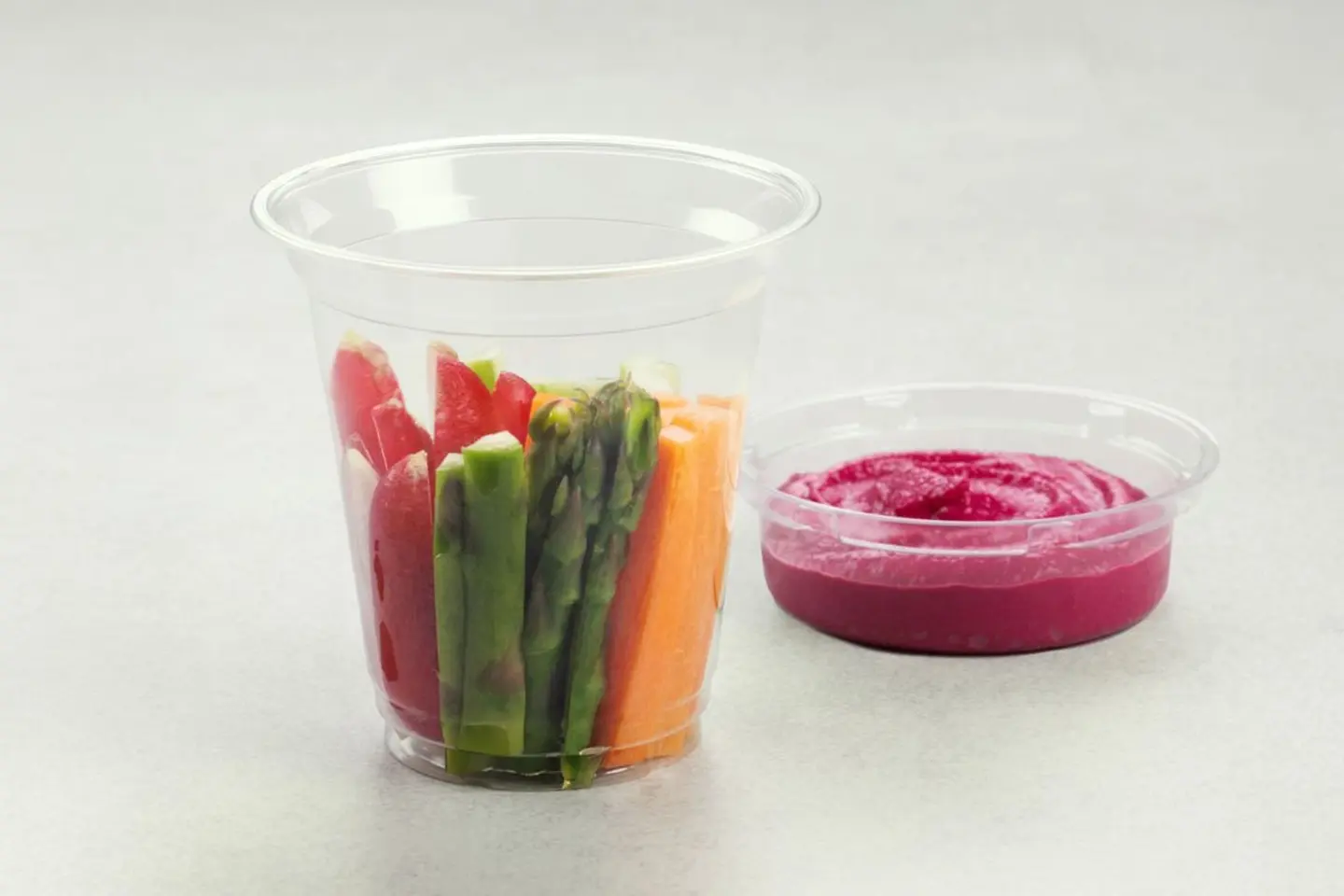 Beetroot Hummus Crudité