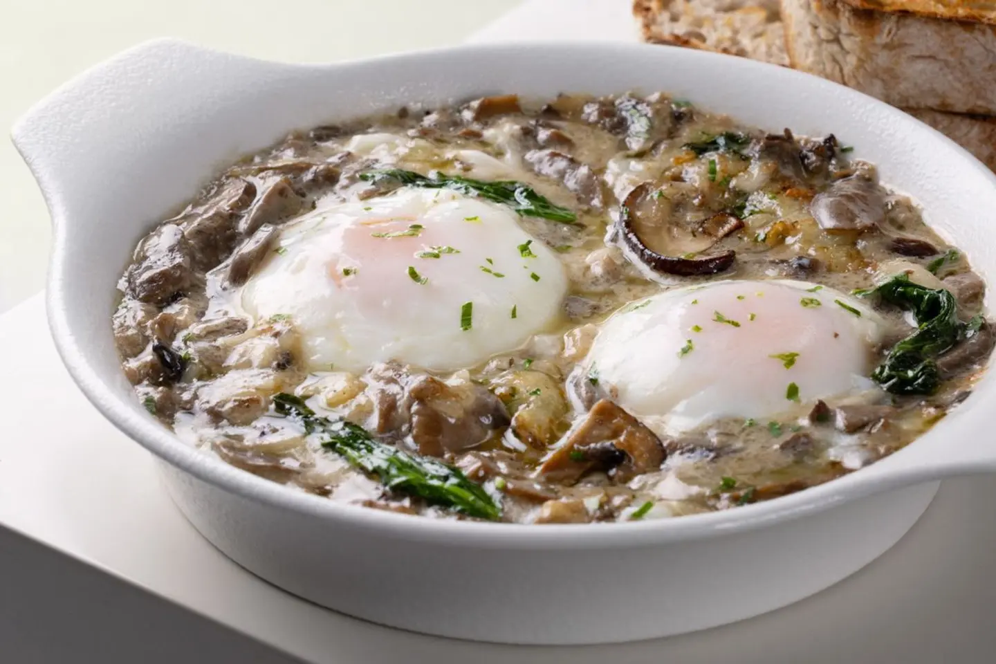 Egg And Mushroom Tartine