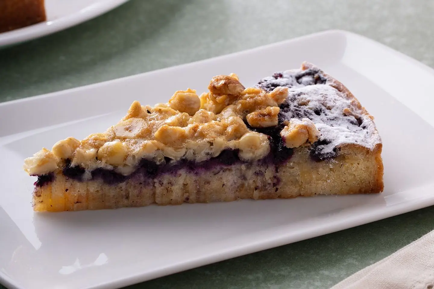 Hazelnut & Blueberry Frangipane Tart