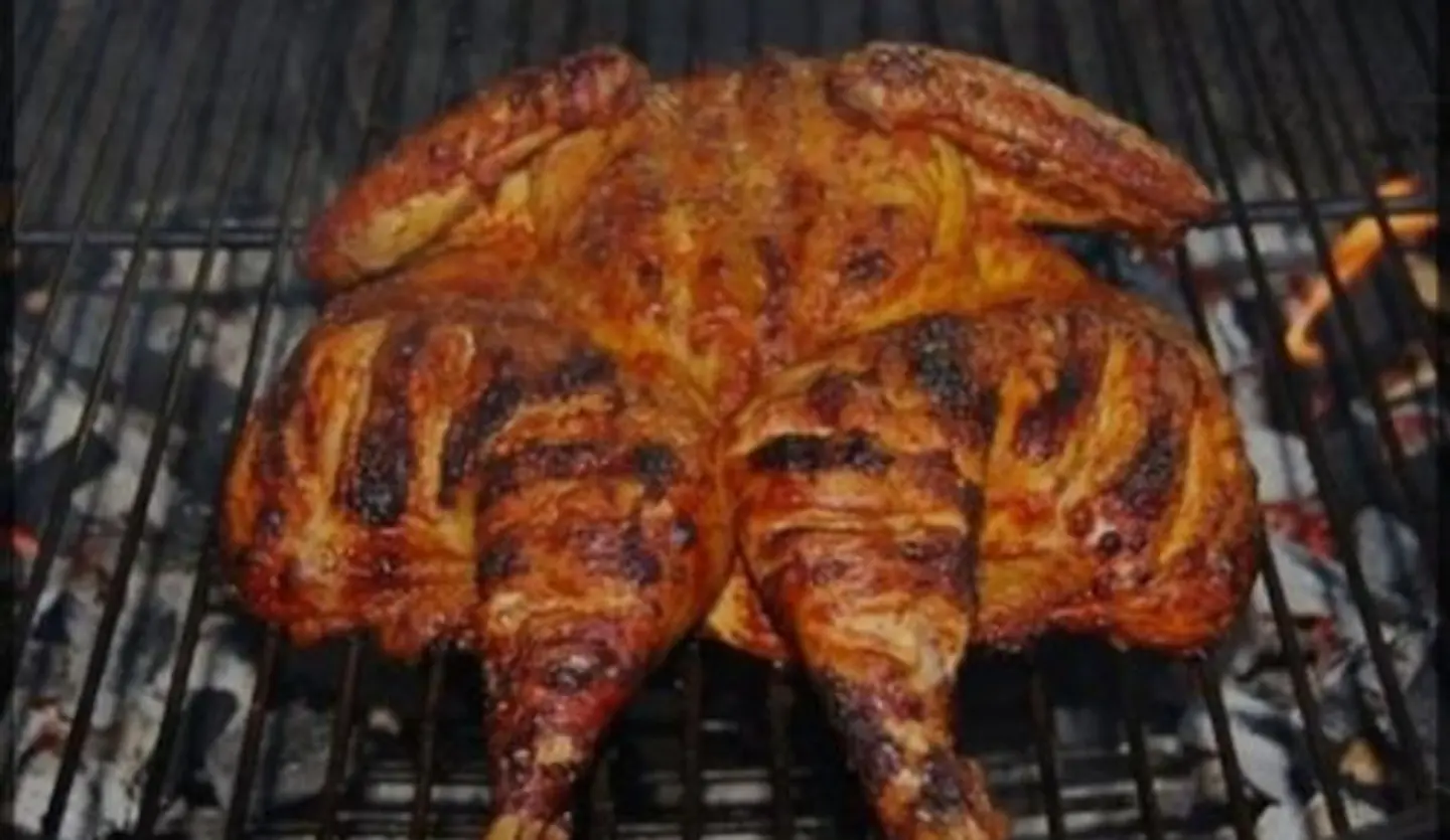 دجاج على الفحم بدون رز