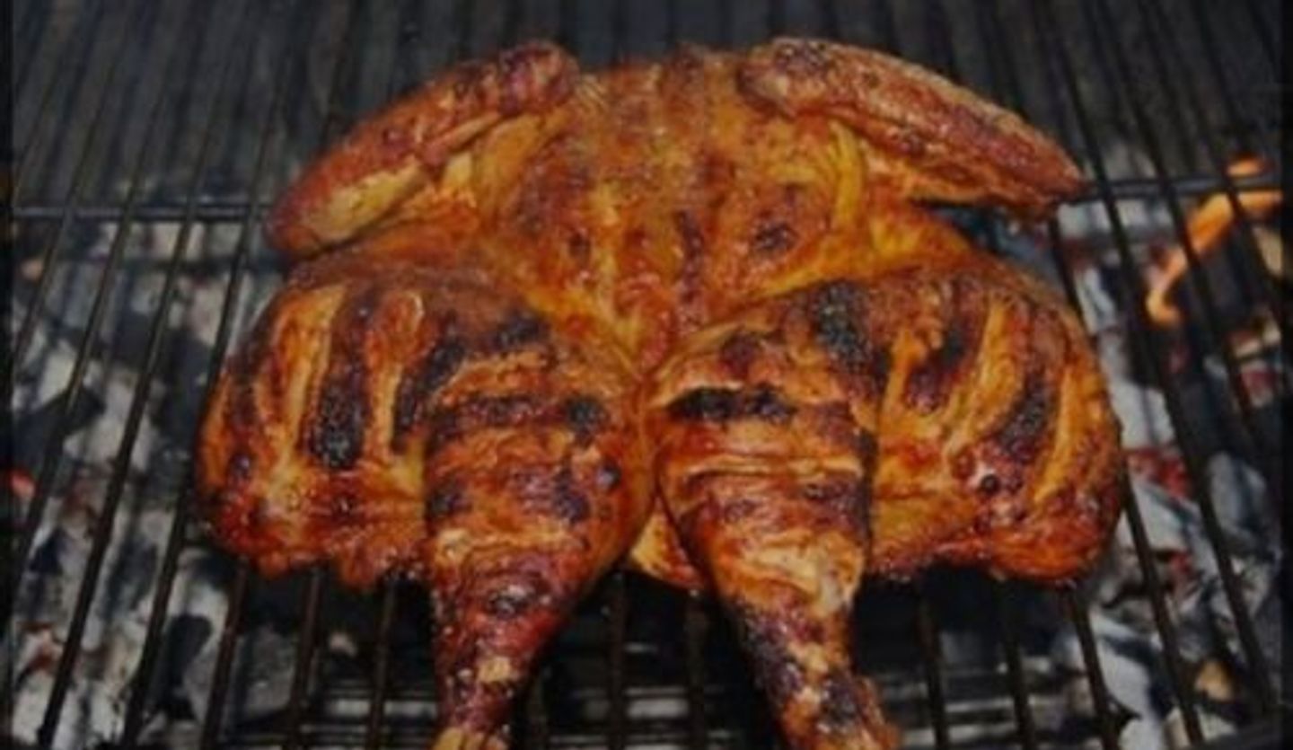 دجاج على الفحم بدون رز