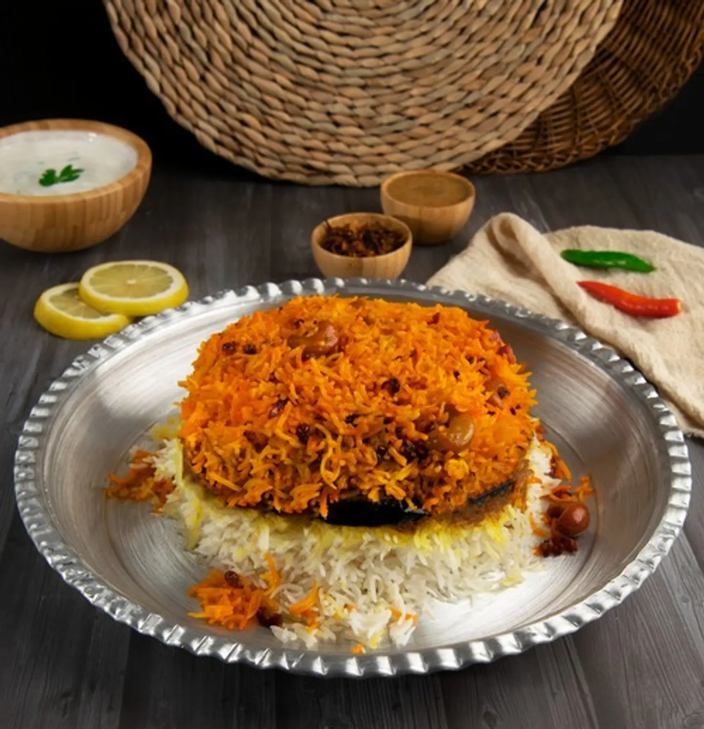 مقلوبة دجاج - حبة