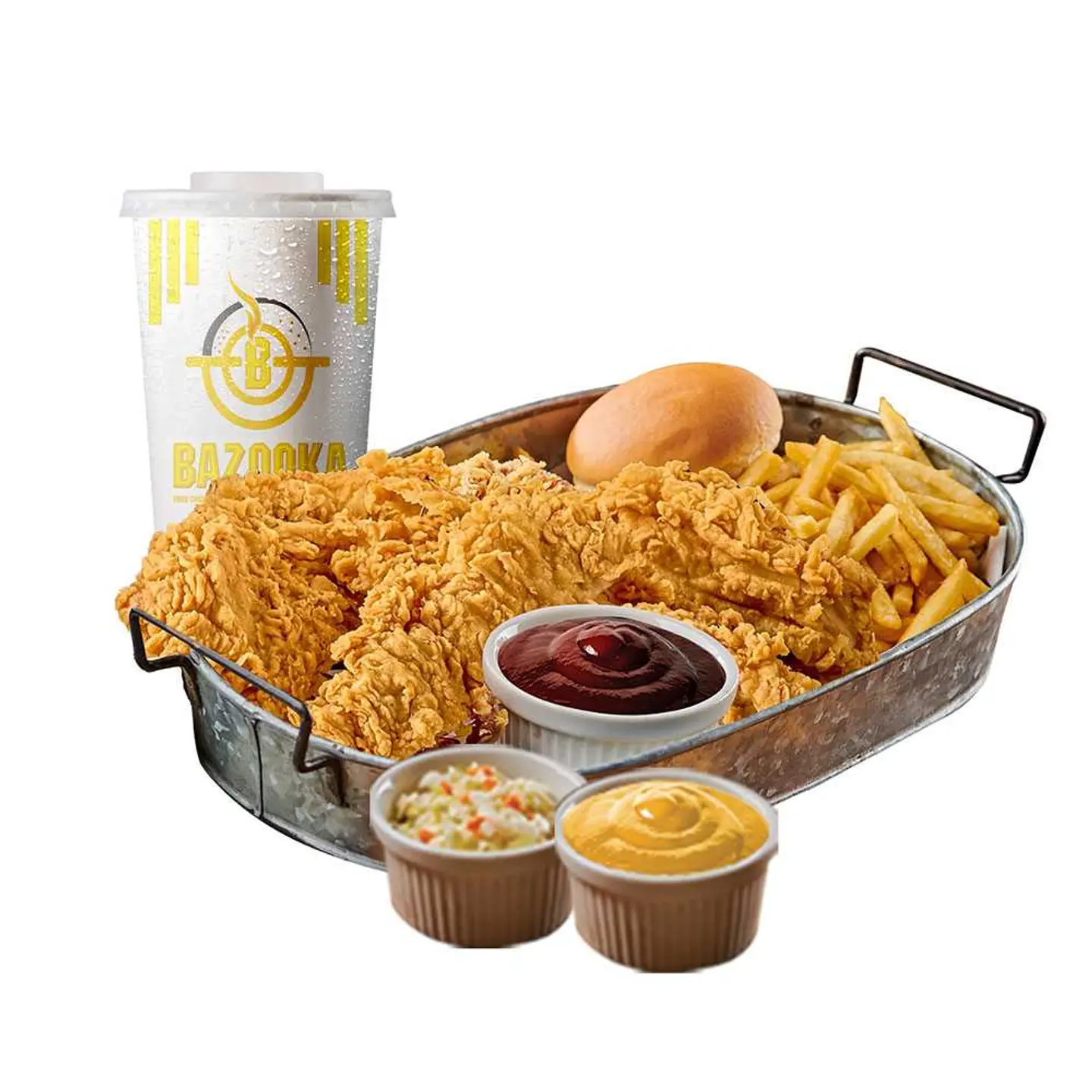 Bazooka Super Crispy Strips Meal Compo
