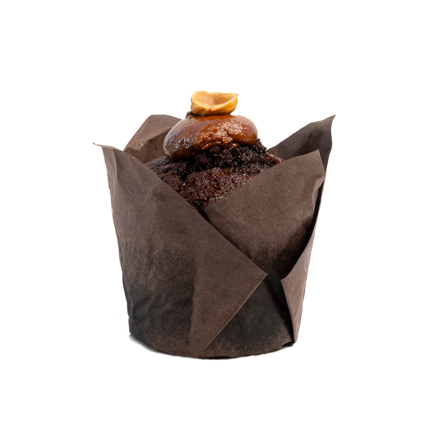 Double Chocolate Hazelnut Muffin