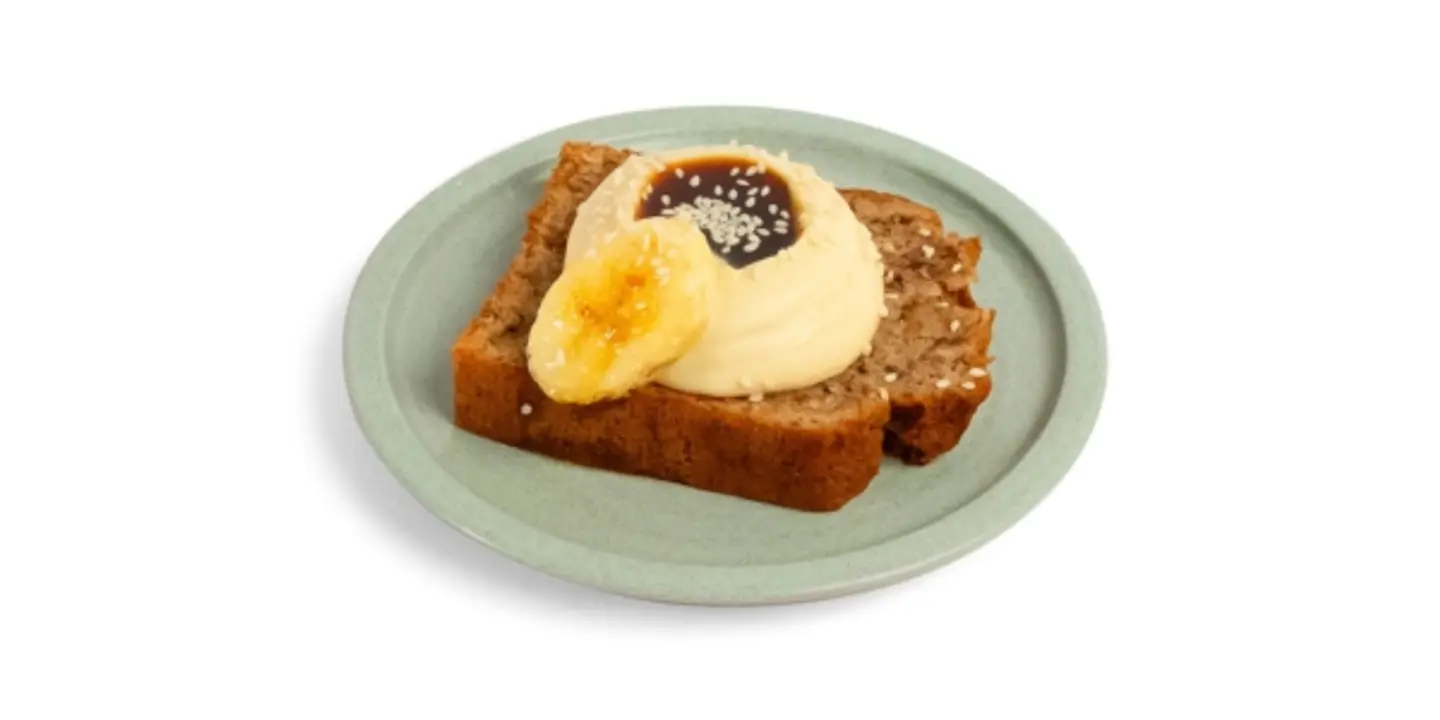 بنانا بريد تشيزكيك بالطحينة