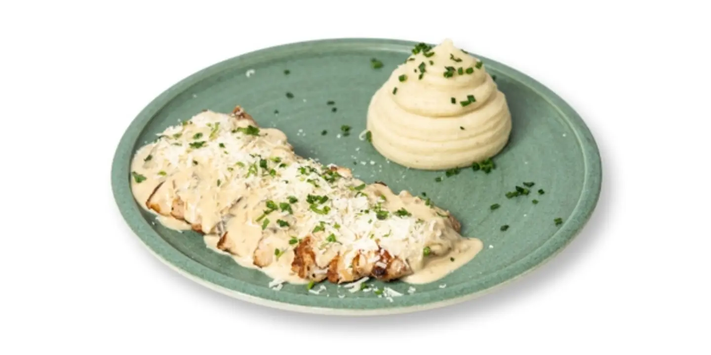 دجاج بالكريمة