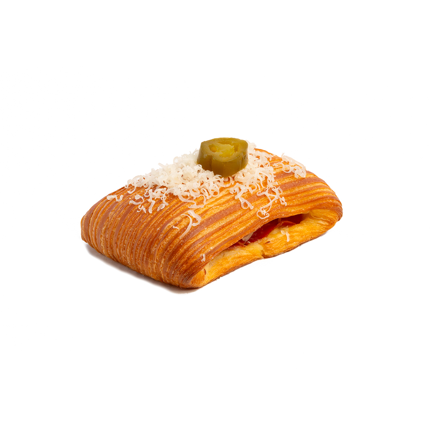 Cheesy Pastrami Croissant