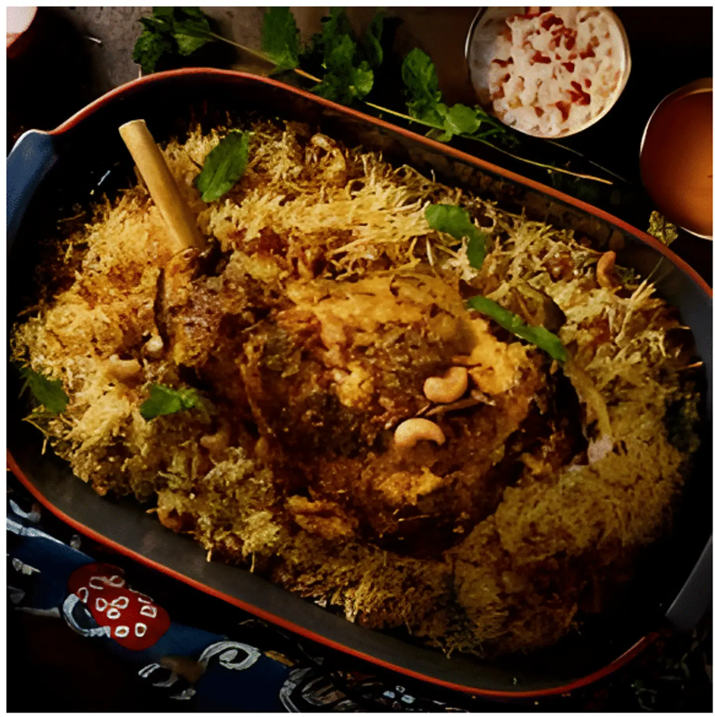 Mutton Raan Biryani
