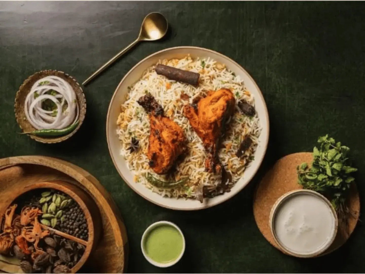 Chicken Tangdi Biryani