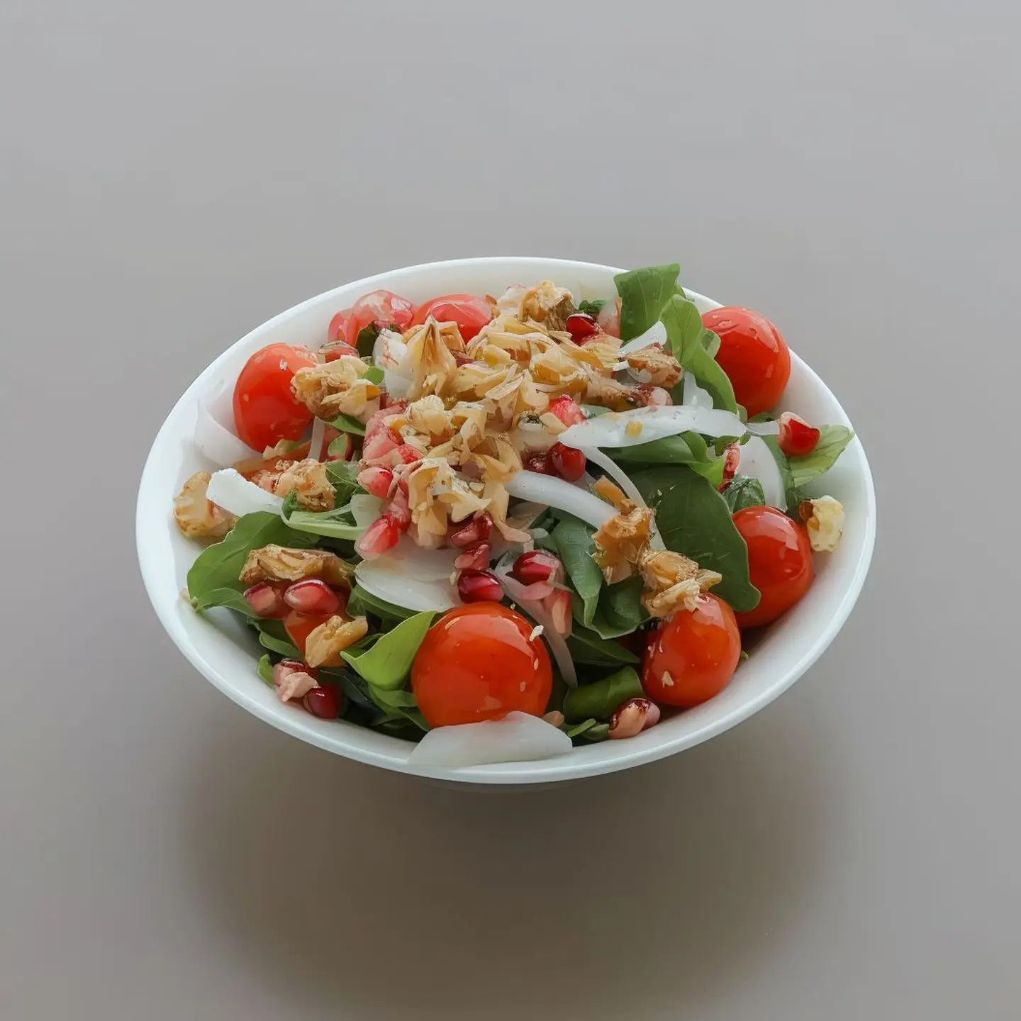 سلطة الجرجير و الرمّان