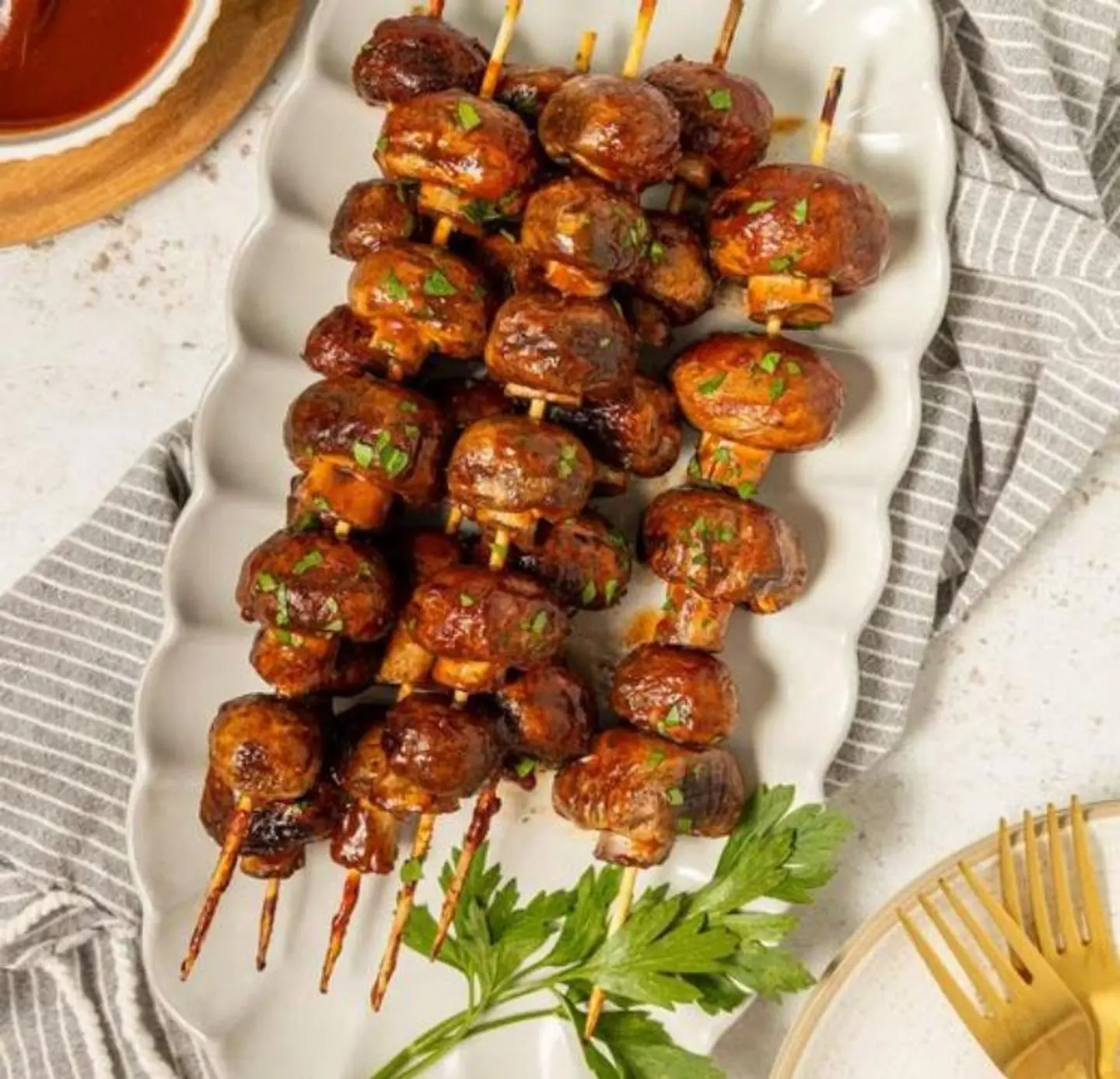 Schezwan Barbecue Mushroom