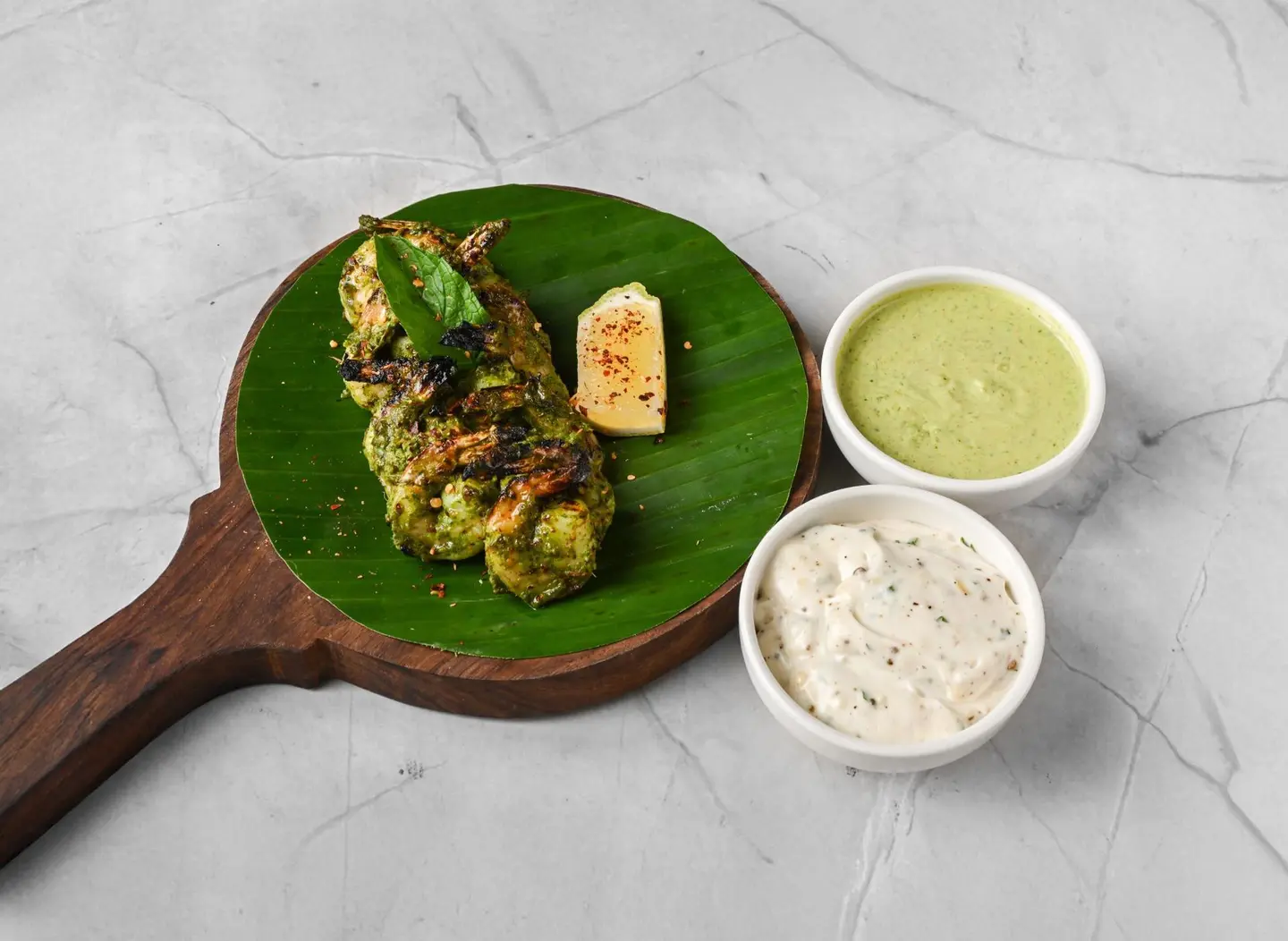 Chimichurri Prawn Skewers