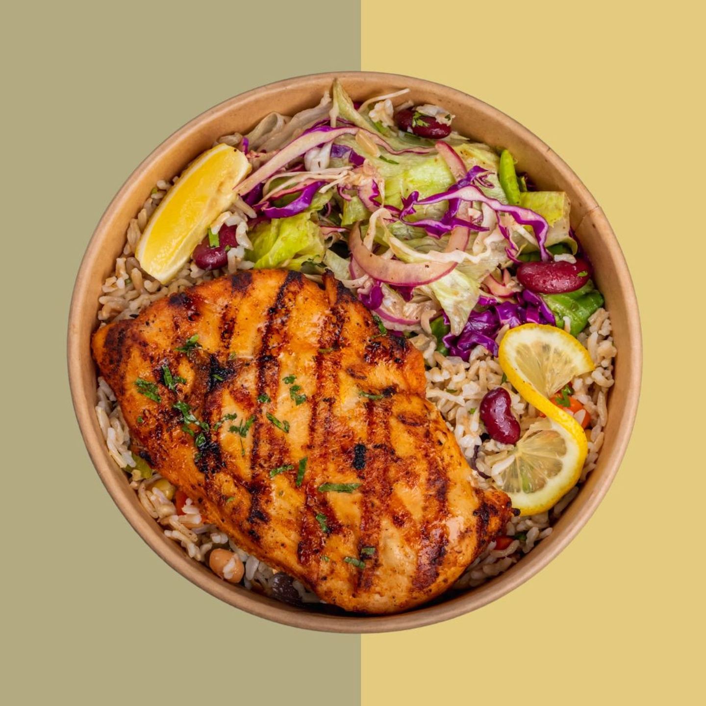 Grilled Chicken Rice Bowl