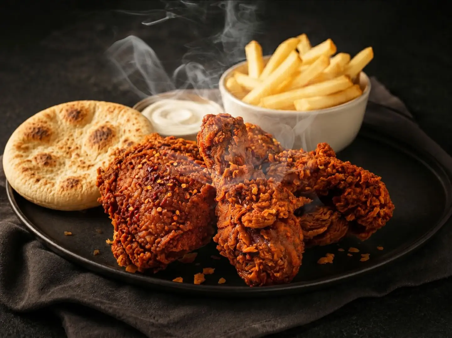Smoked Broasted Chicken Spicy