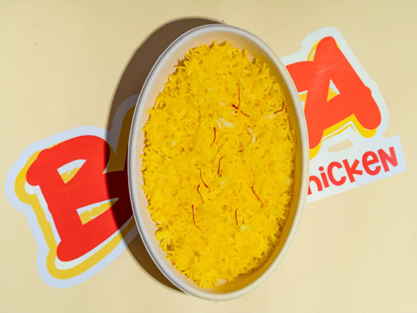 Saffron Rice Plate