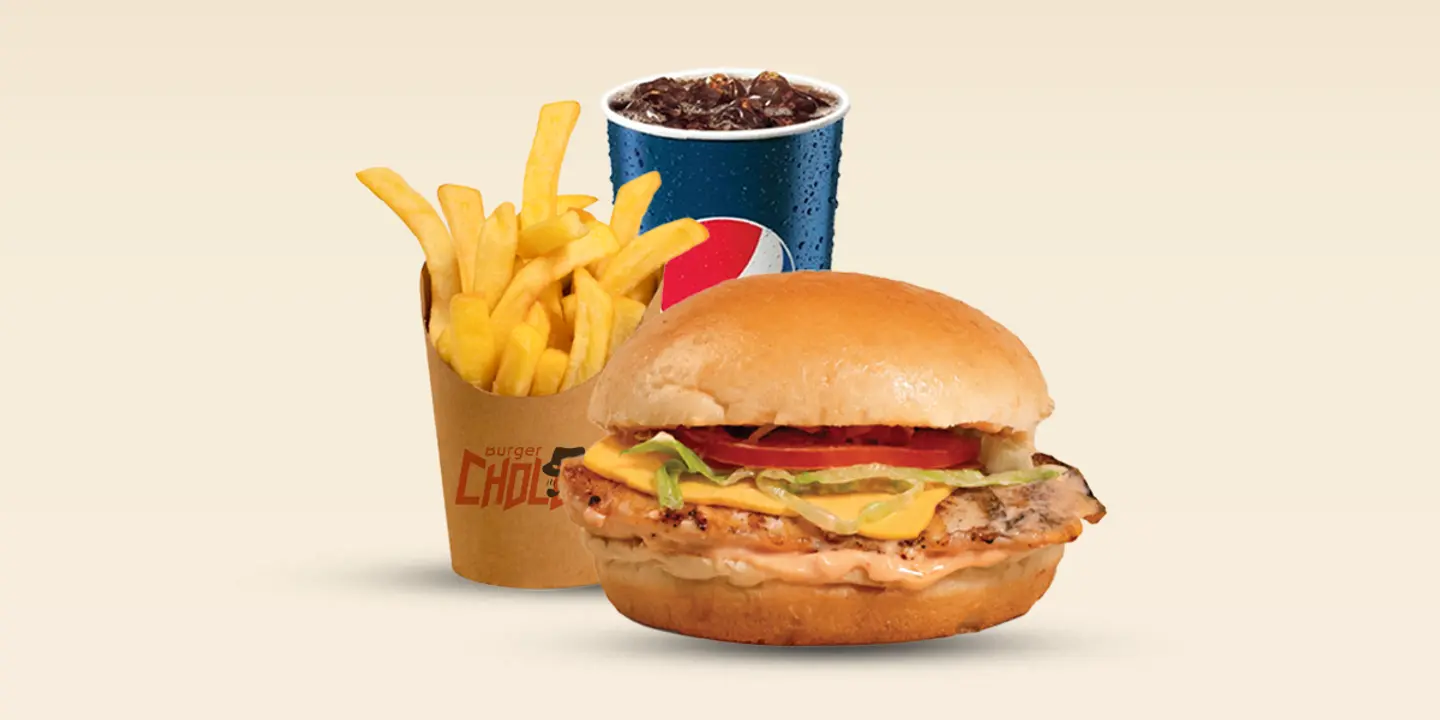 Chicken Breast Burger Meal