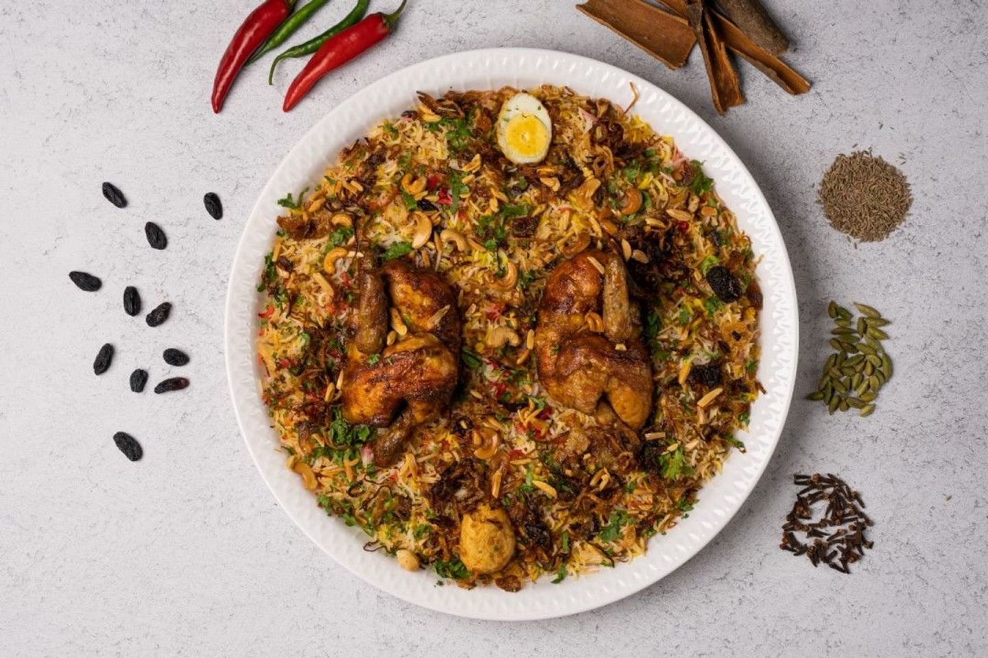 حبة دجاج شواية رز ميكس