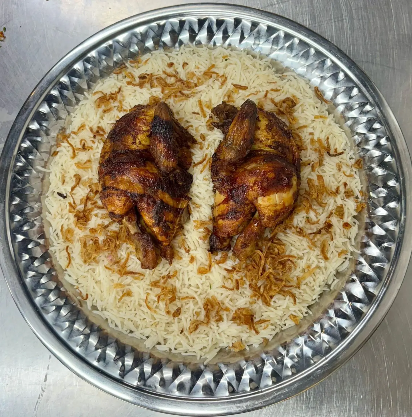 Grilled Chicken With White Rice