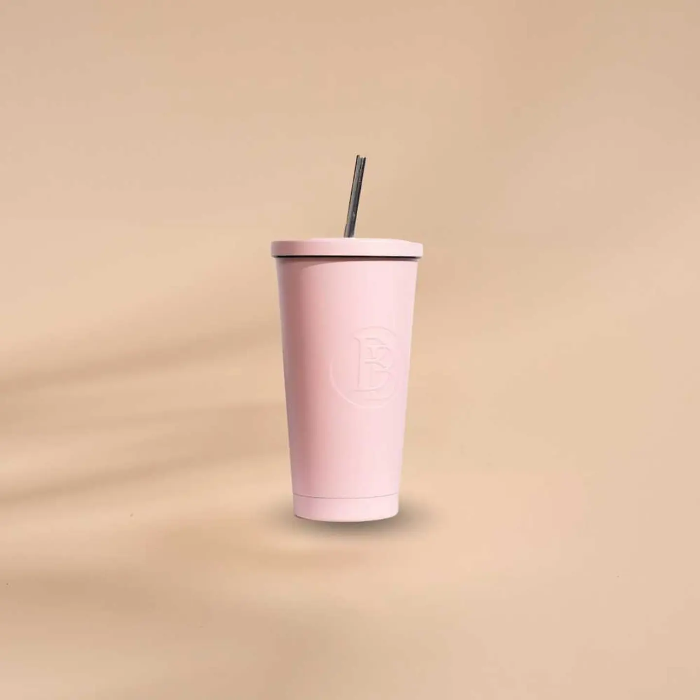 Pink Insulated Cold Cup (16 Oz)