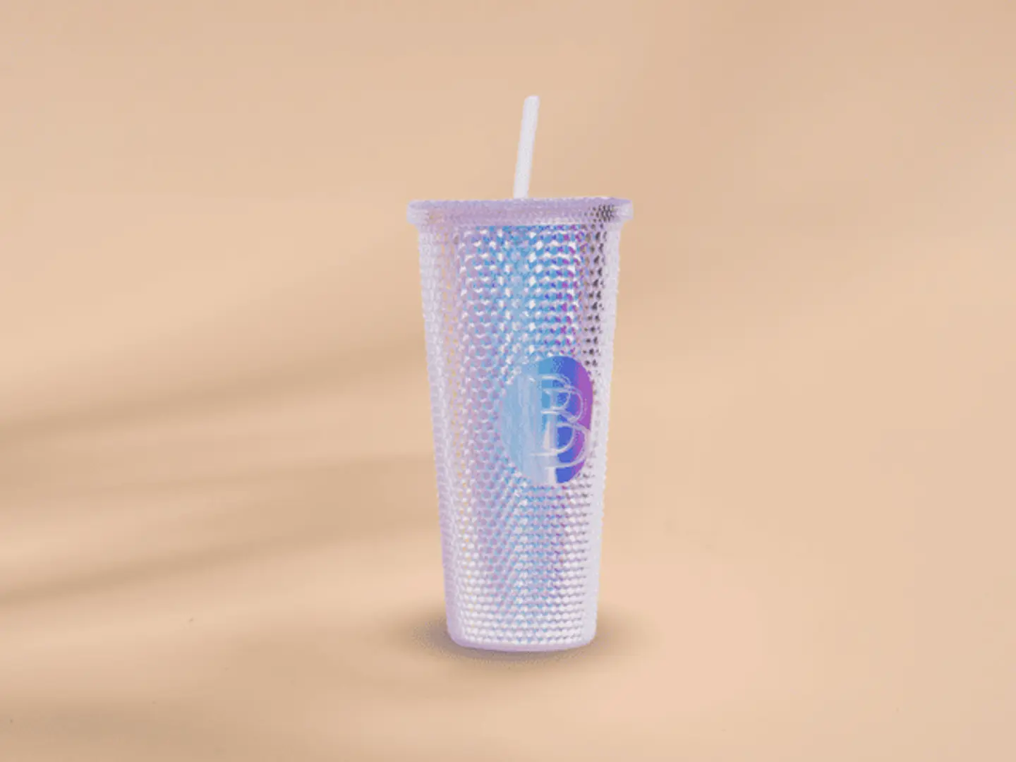 كوب حافظ للبروده بنفسجي لامع (١٦ اونص )
