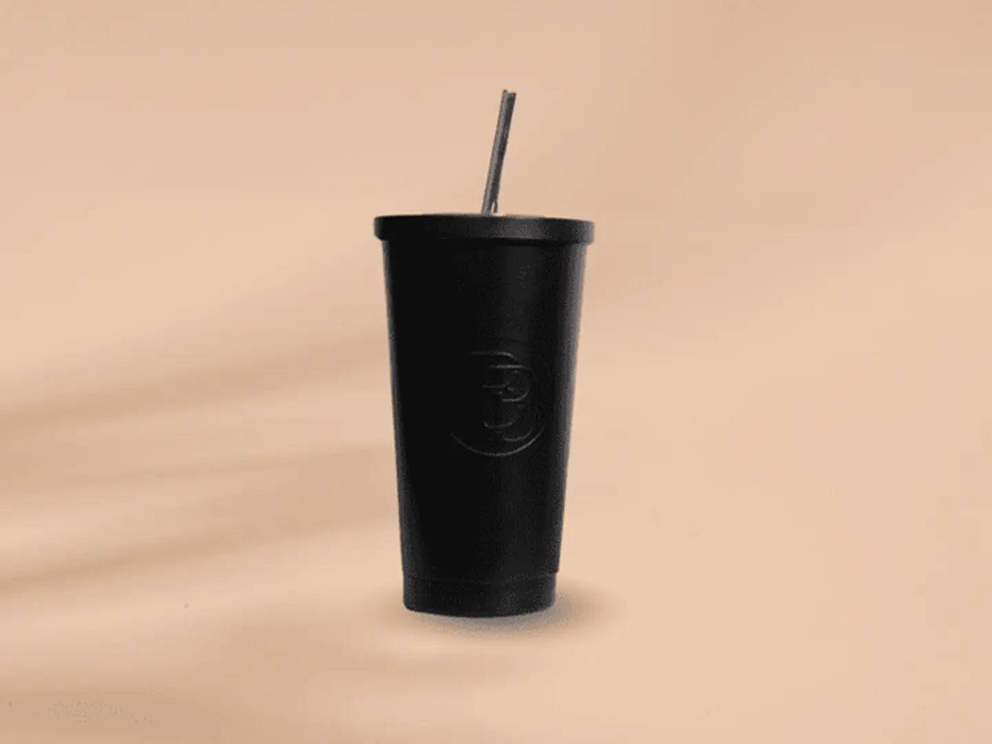 كوب حافظ للبروده اسود (١٦ اونص )