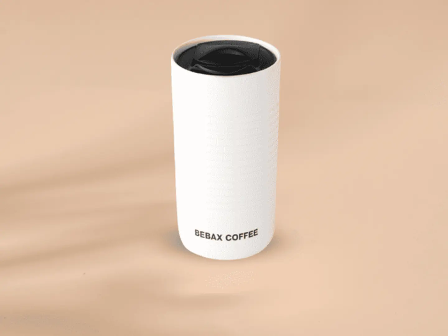 كوب سيراميك ابيض للمشروبات الحاره (١٢ اونص)