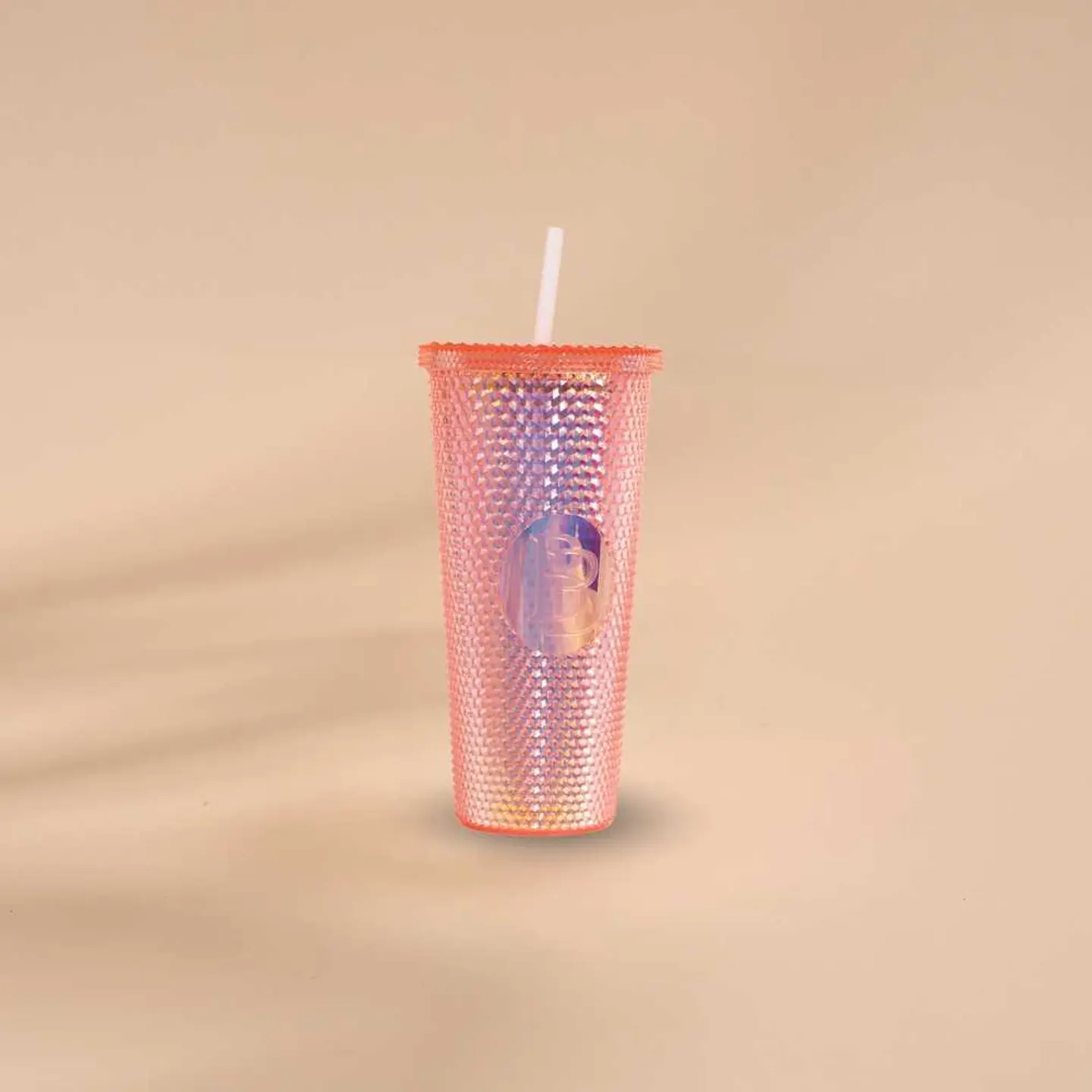 Shiny Pink Insulated Cold Cup (16 Oz)