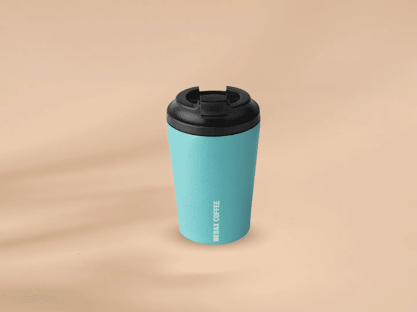 مق المشروبات الحاره ستانلس ستيل الأخضر (١٢ اونص)