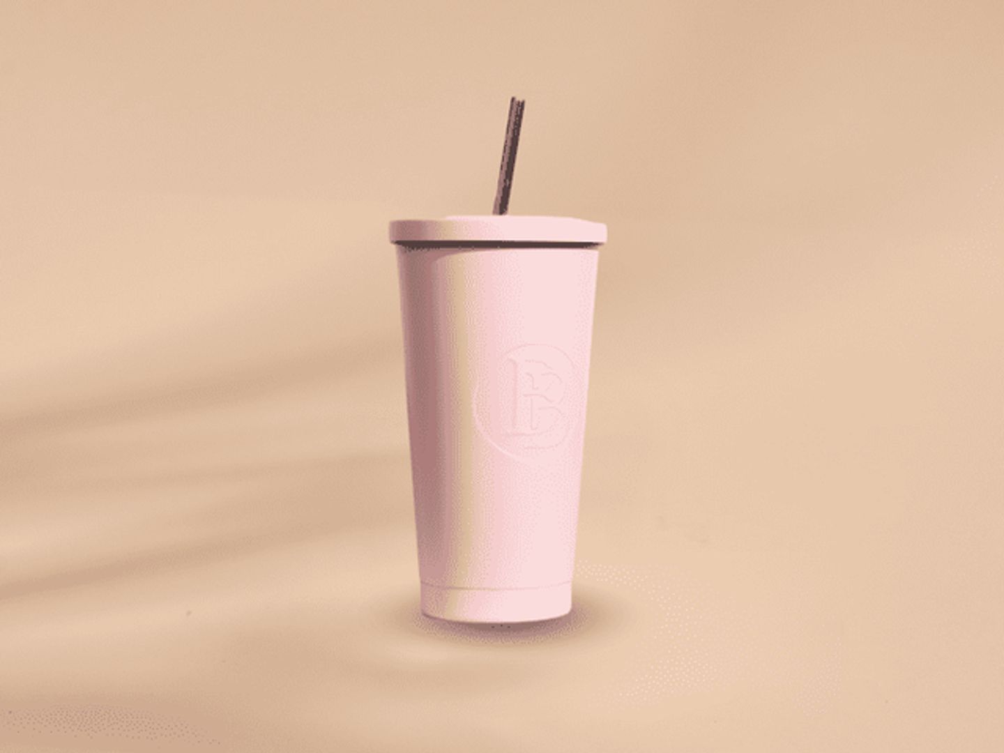 كوب حافظ للبروده بينك