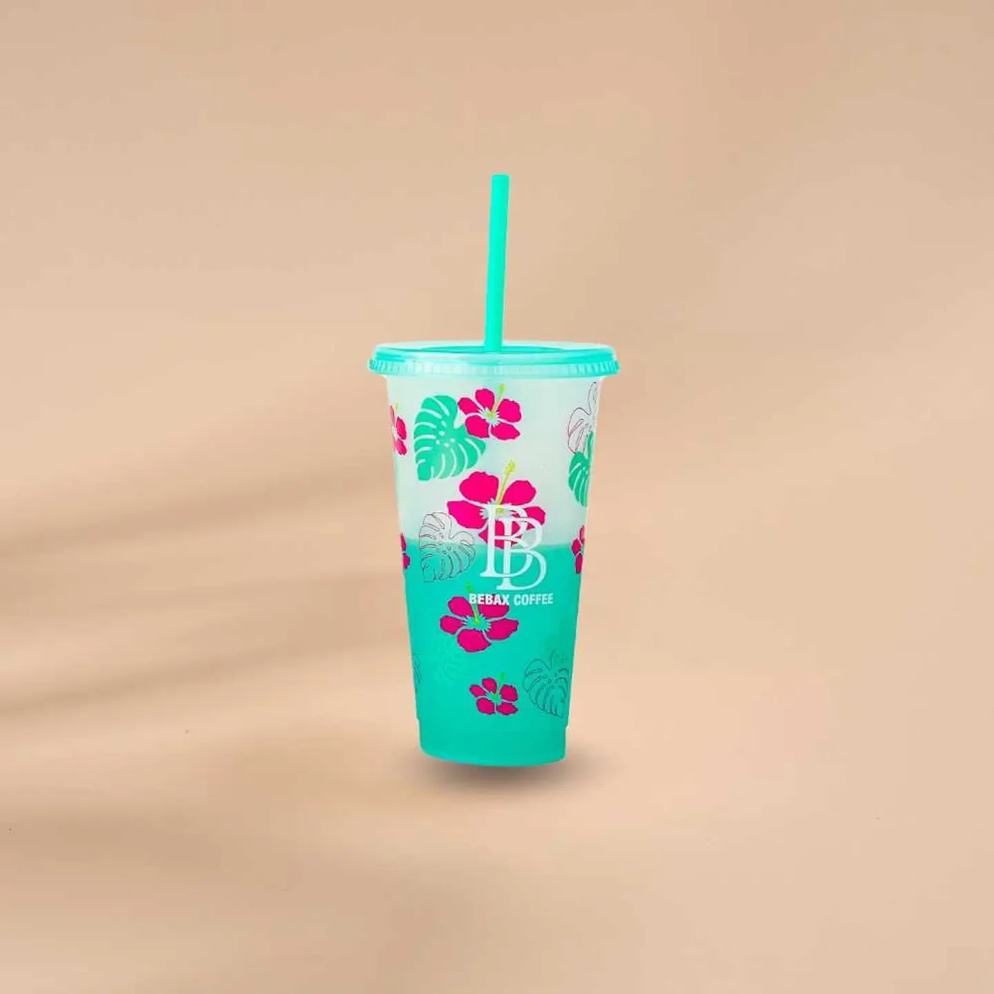 Blue Plastic Cold Drink Mug (16 Oz)