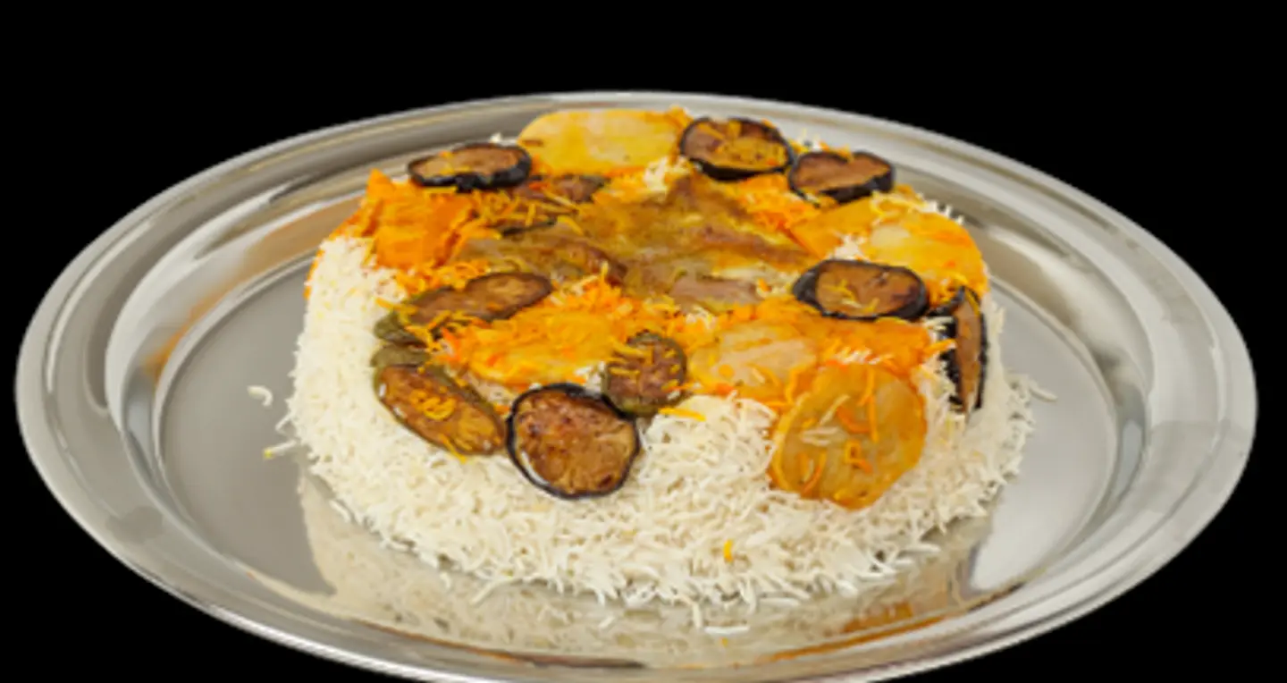 مقلوبة نص حبة دجاج