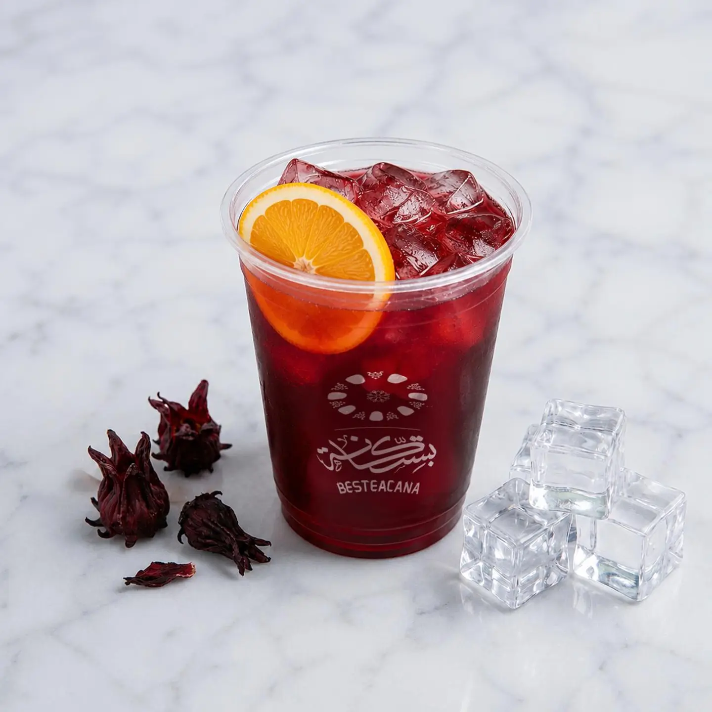 Hibiscus And Orange Juice