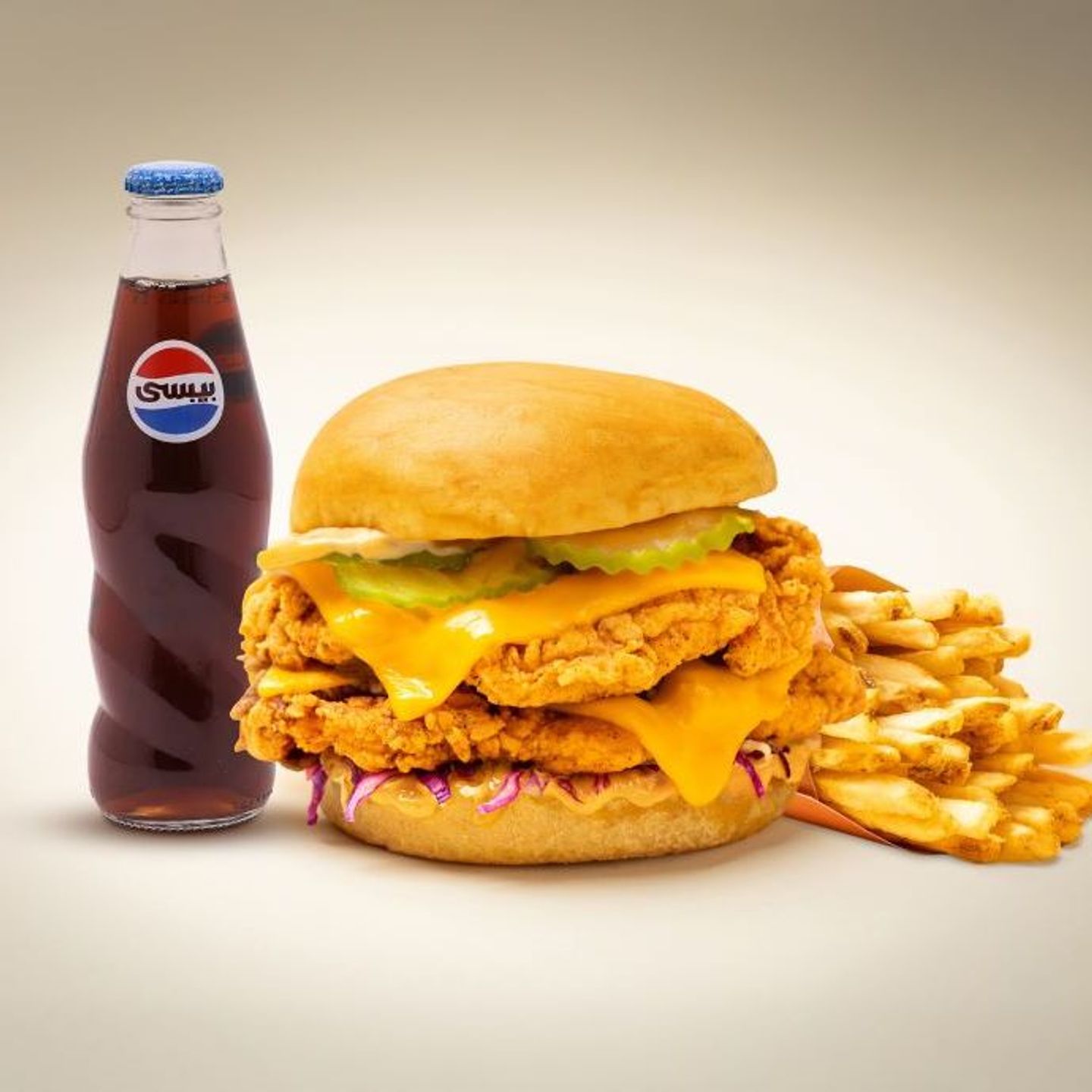 Crispy Chicken Burger Meal