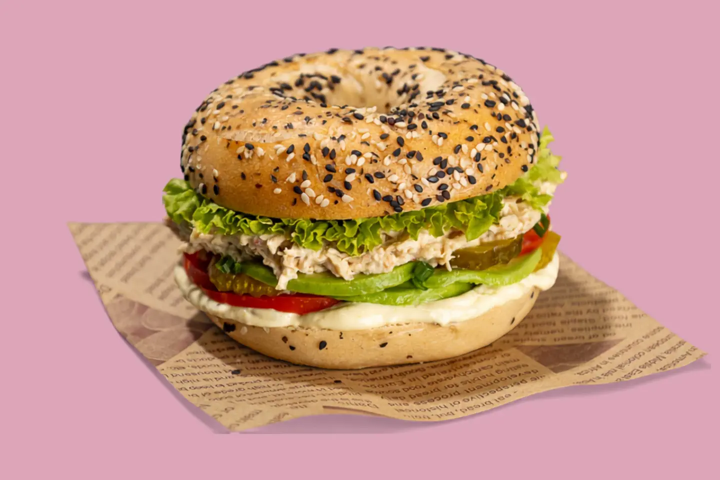 Chicken Avocado Bagel