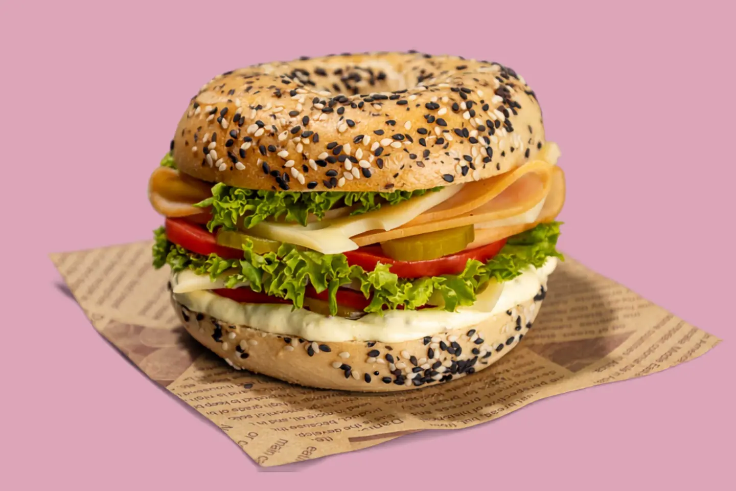 Turkey & Cheese Bagel
