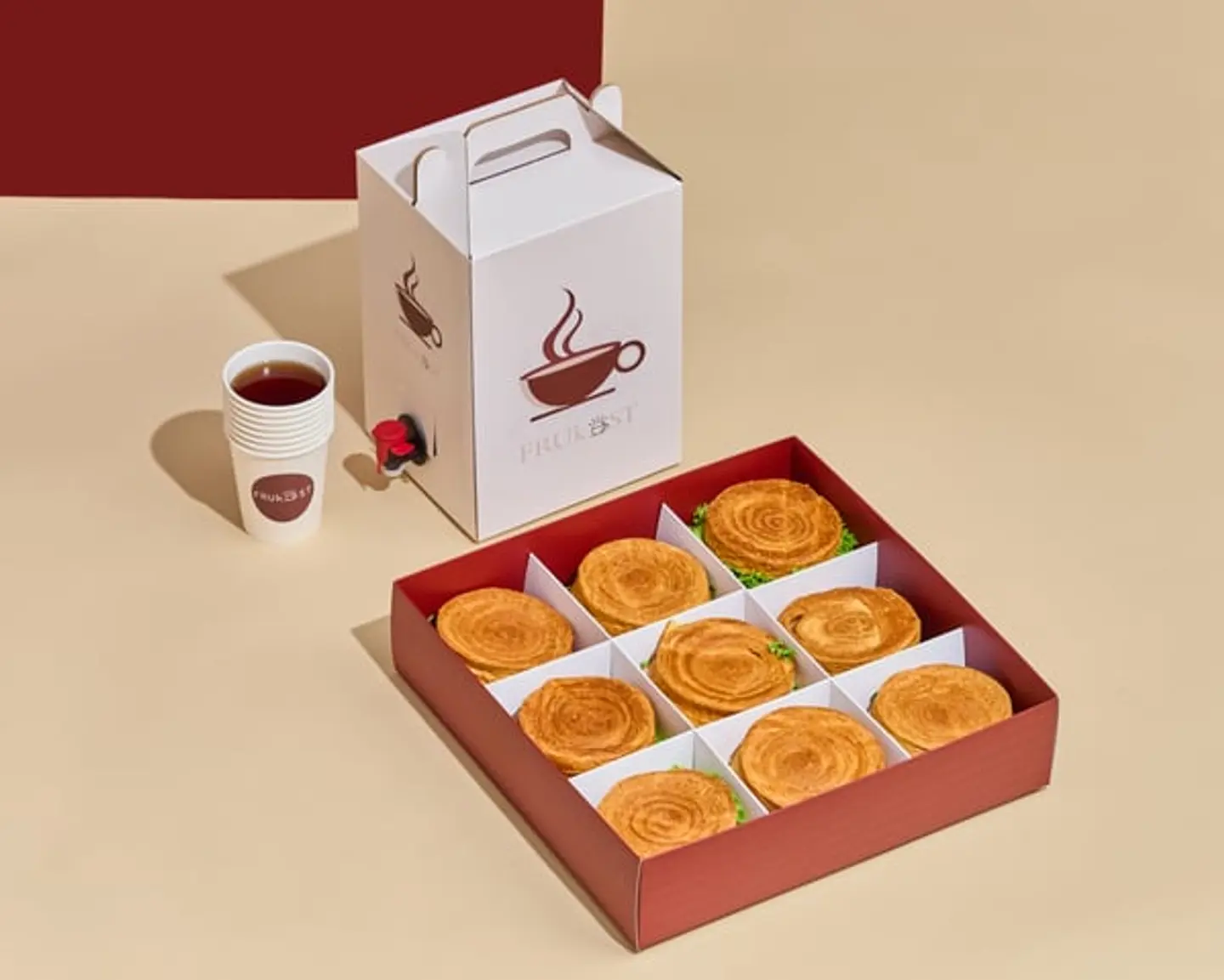 كومبو بوكس الكروسان مع مشروب