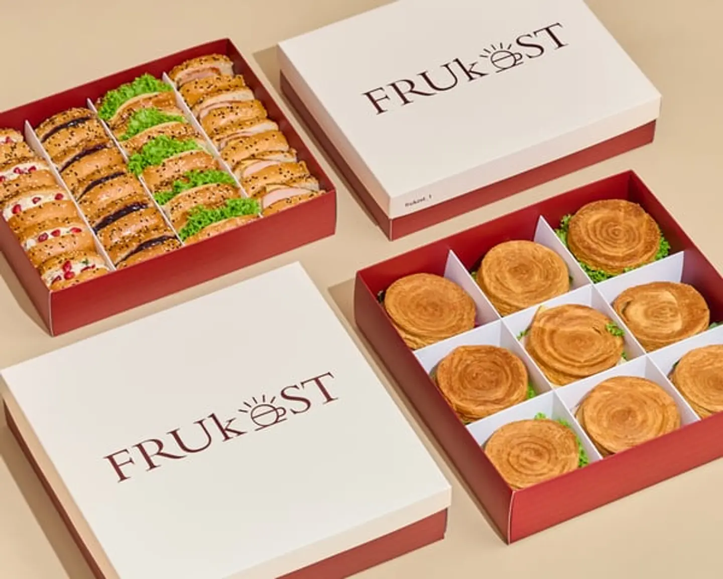 كومبو بوكس الكروسان مع بوكس ميني ساندوتش