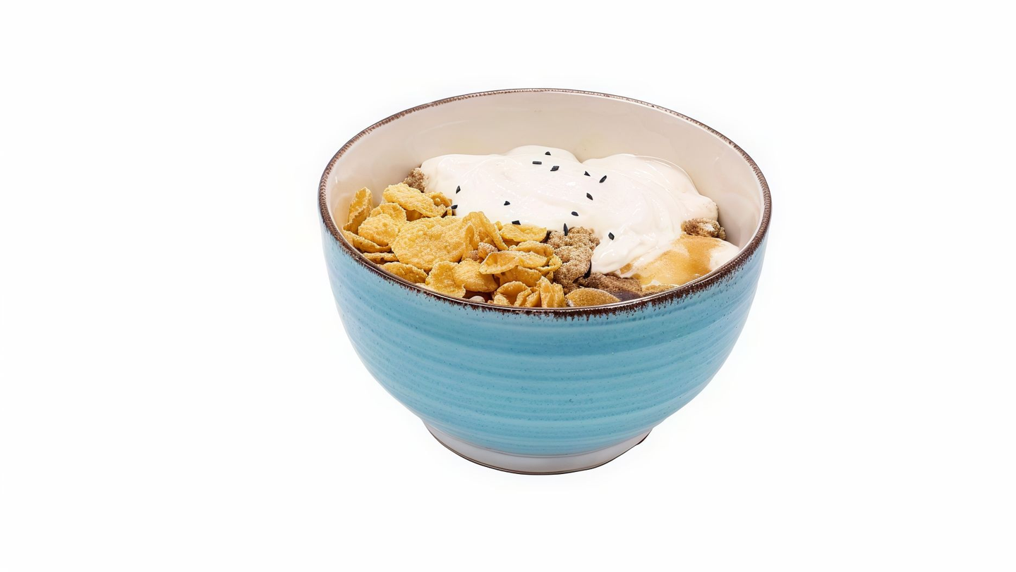 Areeka With Cornflakes, Cream, And Honey