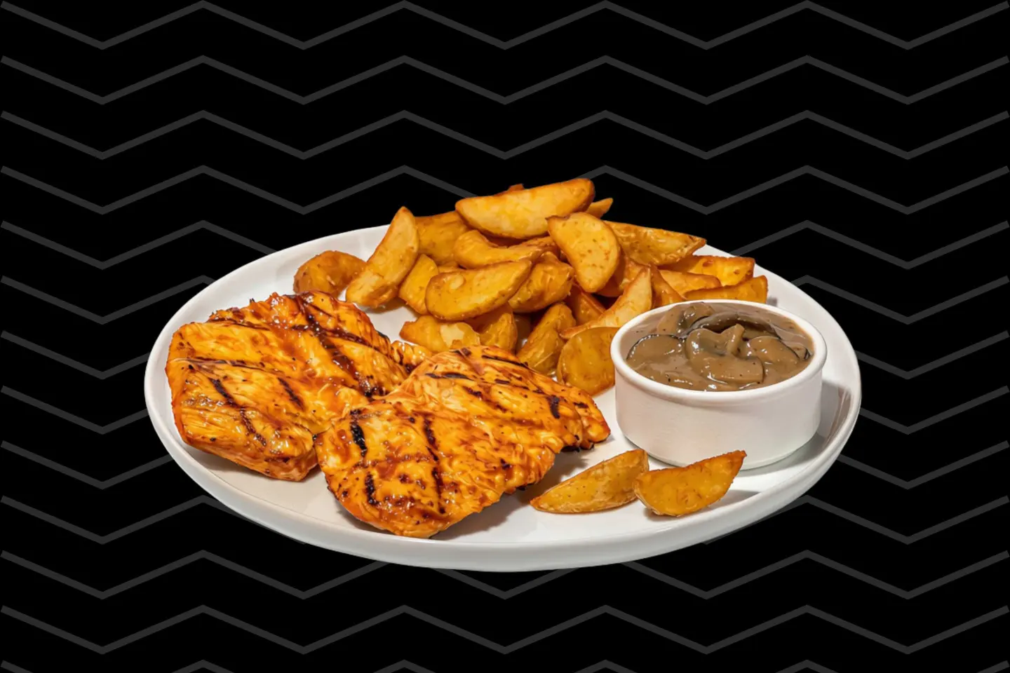 Mushroom Chicken Platter